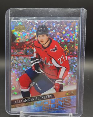 Alexander Alexeyev Young Guns Speckled Rainbow Foil, 2020-21, NHL, Washington Capitals, rookie card, collector