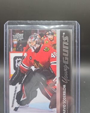 2021-22 Upper Deck Young Guns Rookie #722 Arvid Soderblom YG RC Chicago Blackhaw
