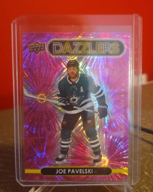 2021-22 UD Series 1 Dazzlers Pink #DZ-17 Joe Pavelski - Dallas Stars
