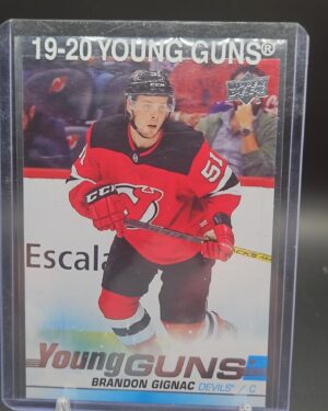 2019-20 Upper Deck Series 1 Young Guns #239 Brandon Gignac New Jersey Devils