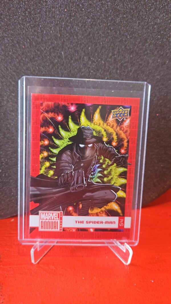 THE SPIDER-MAN / Marvel Annual 2020-21 FRACTAL PARALLEL BASE Trading Card #54