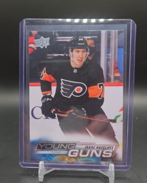 2022-23 Upper Deck Series 1 Young Guns Isaac Ratcliffe Rookie Card #240 hockey card