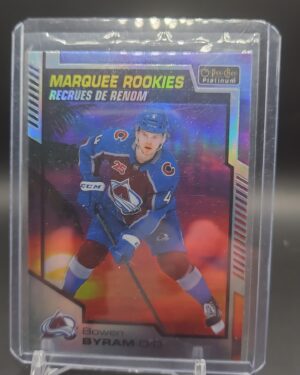 2020-21 OPC Platinum #152 Bowen Byram Marquee Rookies Sunset
