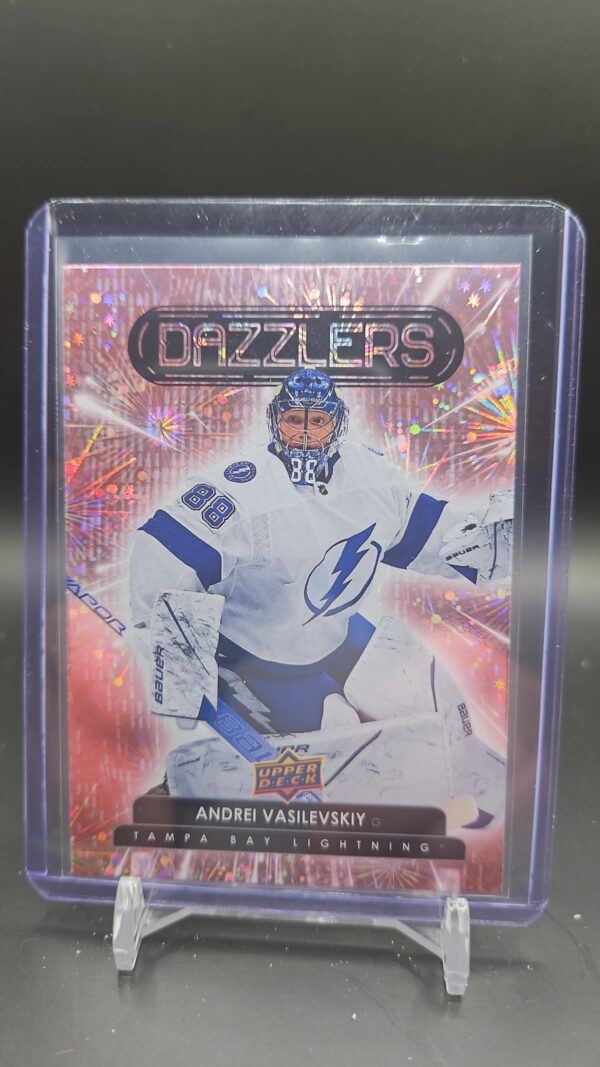 2022-23 Upper Deck Series 1 ANDREI VASILEVSKIY Tampa Bay Lightning Pink Dazzlers