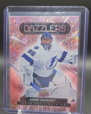 2022-23 Upper Deck Series 1 ANDREI VASILEVSKIY Tampa Bay Lightning Pink Dazzlers
