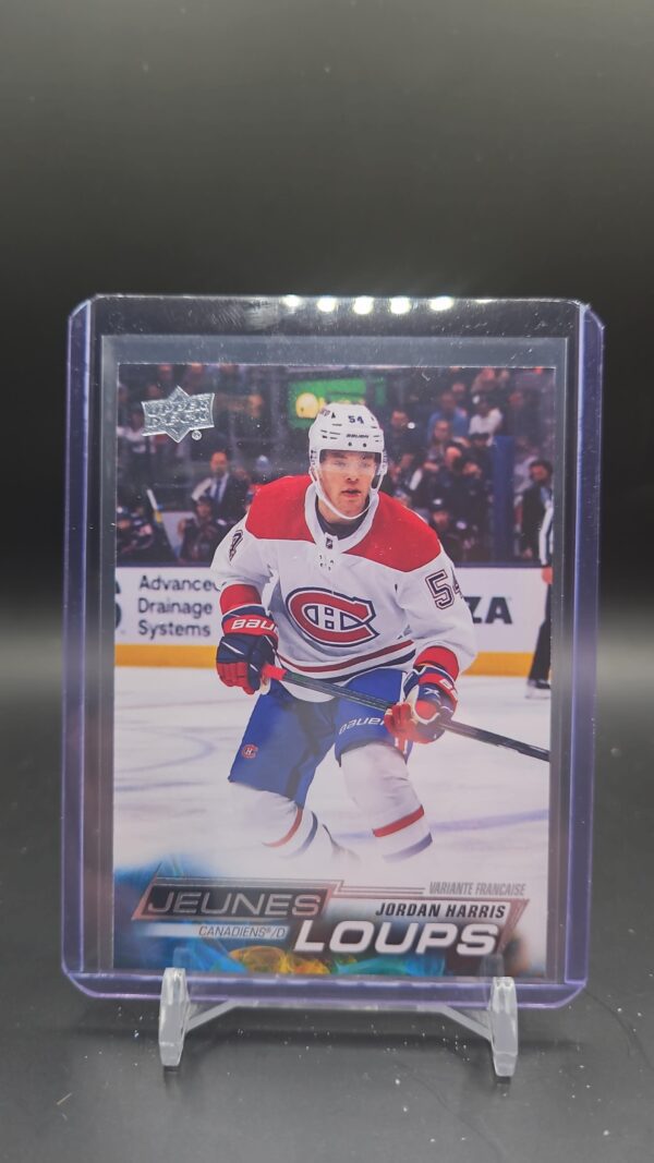2022 Upper Deck Jordan Harris Young Guns Rookie French Jeunes Loups #205