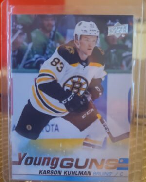 2019-20 Upper Deck Young Guns #248 Karson Kuhlman series 1 Boston
