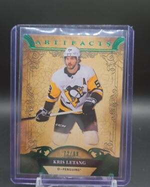 2020-21 Upper Deck Artifacts emerald Kris Letang #15 /99