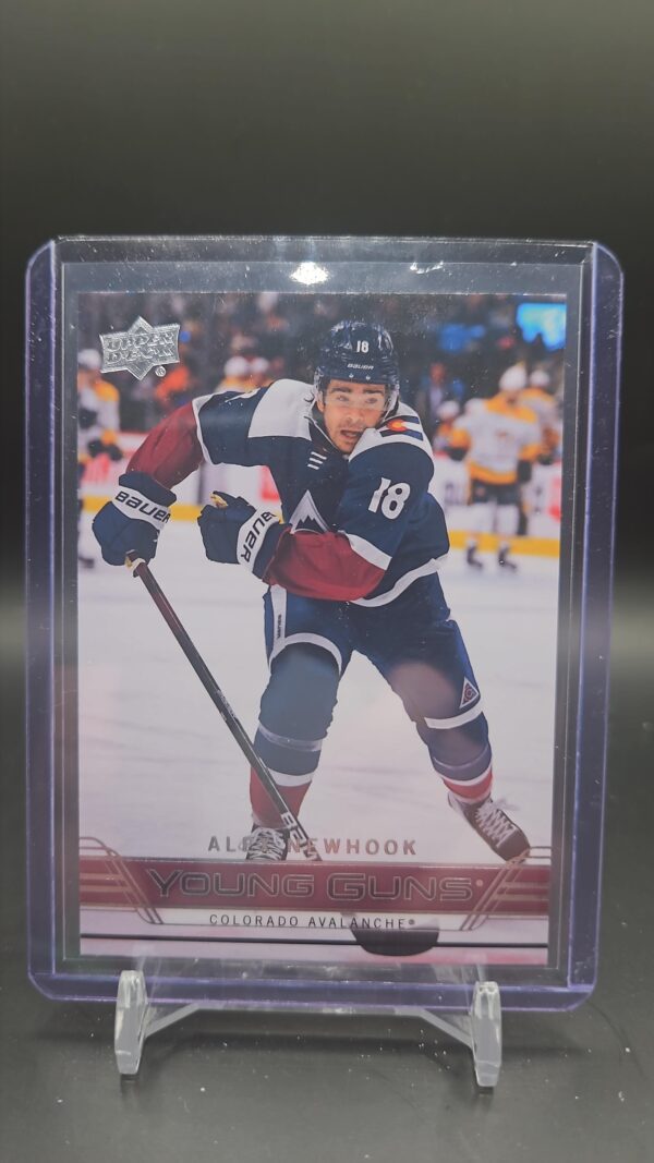 21/22 UD EXTENDED ALEX NEWHOOK 06/07 TRIBUTE YOUNG GUNS RC ROOKIE #78