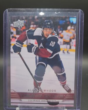 21/22 UD EXTENDED ALEX NEWHOOK 06/07 TRIBUTE YOUNG GUNS RC ROOKIE #78