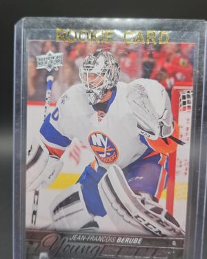 Jean-Francois Berube, Young Guns, 2015-16, Upper Deck, Series 1, Rookie Card, #242, New York Islanders