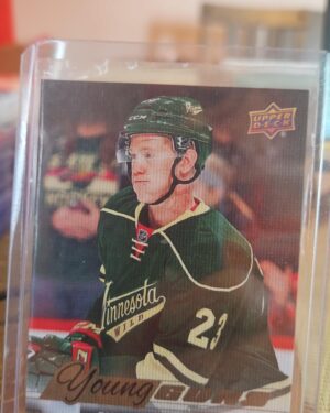 Gustav Olofsson, Young Guns Canvas, 2015-16, Upper Deck, Series 2, Rookie Card, #C235, Minnesota Wild