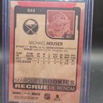 2021-2022 Michael Houser Marquee Rookies Red Border O-Pee-Chee Buffalo Sabres - Image 2