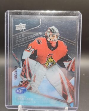 2019-20 Upper Deck Ice Premieres Rookie /499 #109 Joey Daccord, Ottawa Senators, mint