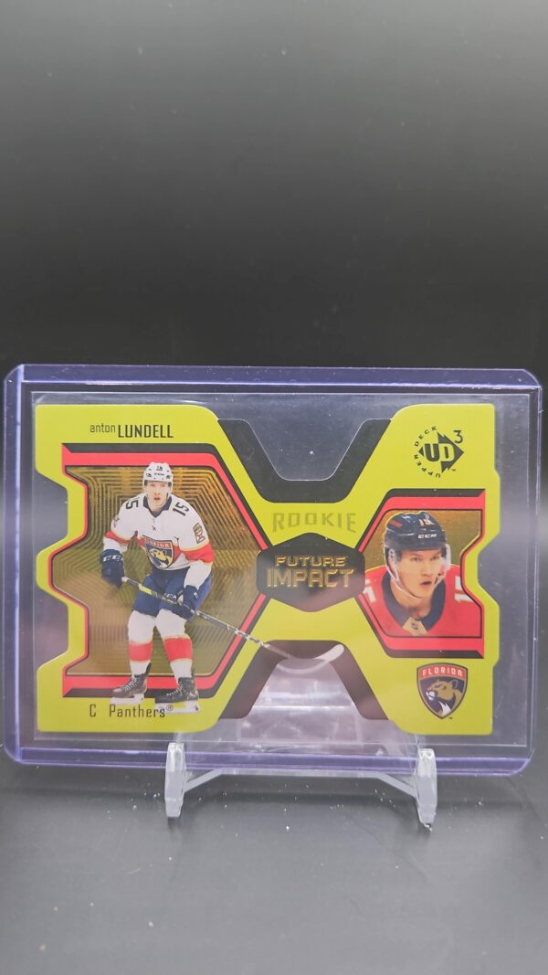 2021-22 UPPER DECK UD3 FUTURE IMPACT ANTON LUNDELL #UD3-33 /100