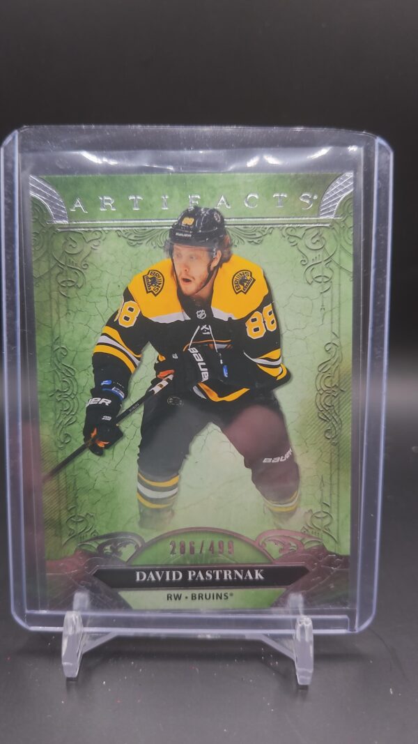 2020-21 Upper Deck Artifacts David Pastrnak /499 Boston Bruins #132