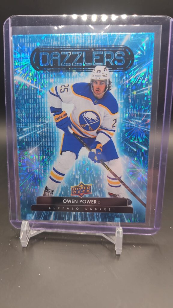 2022-23 Blue Dazzlers Owen Power #DZ-50 Sabres card