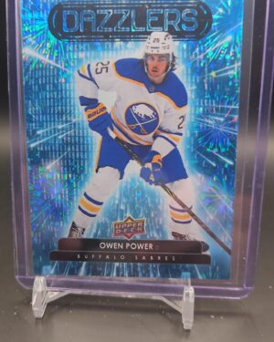 2022-23 Blue Dazzlers Owen Power #DZ-50 Sabres card