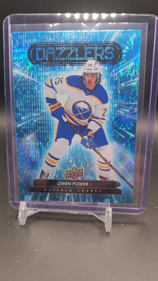 2022-23 Owen Power Upper Deck blue dazzlers hockey card - #DZ-50