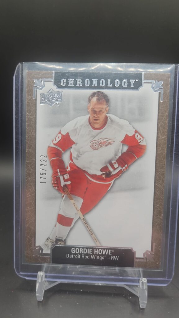 Gordie Howe, Upper Deck Chronology, 2019-20, limited parallel, #200, /222