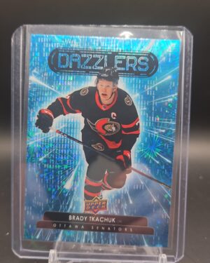 2022-23 Upper Deck Dazzlers BLUE DZ-2 Brady Tkachuk Ottawa Senators