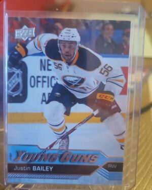 2016-17 Upper Deck Young Guns Rookie #246 Justin Bailey Buffalo
