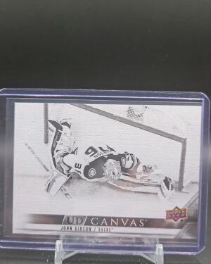 2022-23 Upper Deck Canvas Black & White C2 John Gibson Anaheim Ducks