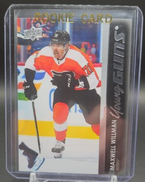 Maxwell Willman 2021-22 UD Series 2 Young Guns #497 Philadelphia Flyers