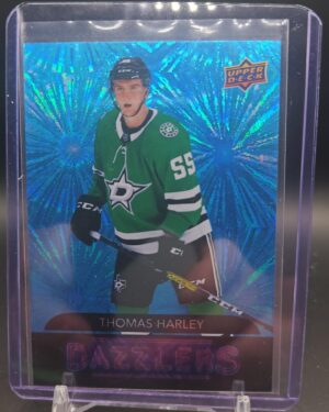 2020-21 Upper Deck Series 2 Dazzlers Blue DZ-66 THOMAS HARLEY RC Stars