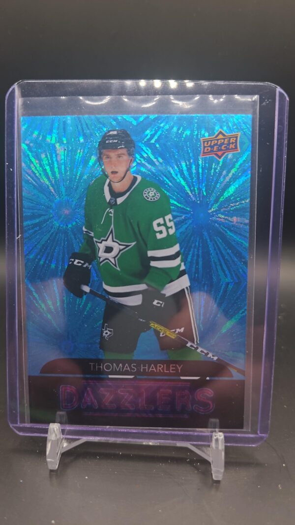 2020-21 Upper Deck Series 2 Dazzlers Blue DZ-66 THOMAS HARLEY RC Stars