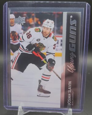 2021-22 Upper Deck Extended Series Young Guns Josiah Slavin Rookie #718 Chicago