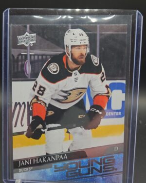 Jani Hakanpaa, Young Guns, 2020-21, Upper Deck, Series 2, Rookie Card, #459, Anaheim Ducks
