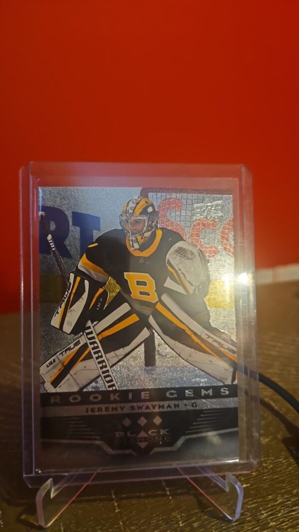 2021-22 UD Extended Series Black Diamond Rookie Gems #BD-36 Jeremy Swayman