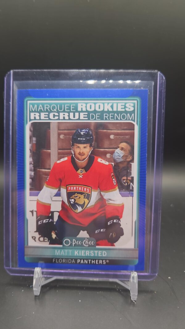 Matt Kiersted 2021-22 UD 2 - O-Pee-Chee Update Marquee Rookies Blue Border #636