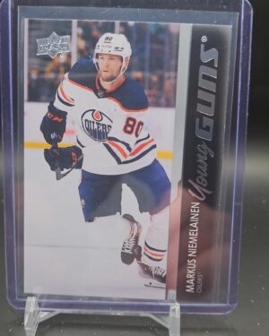 2021-22 Upper Deck Young Guns Markus Niemelainen Rookie Edmonton Oilers #715