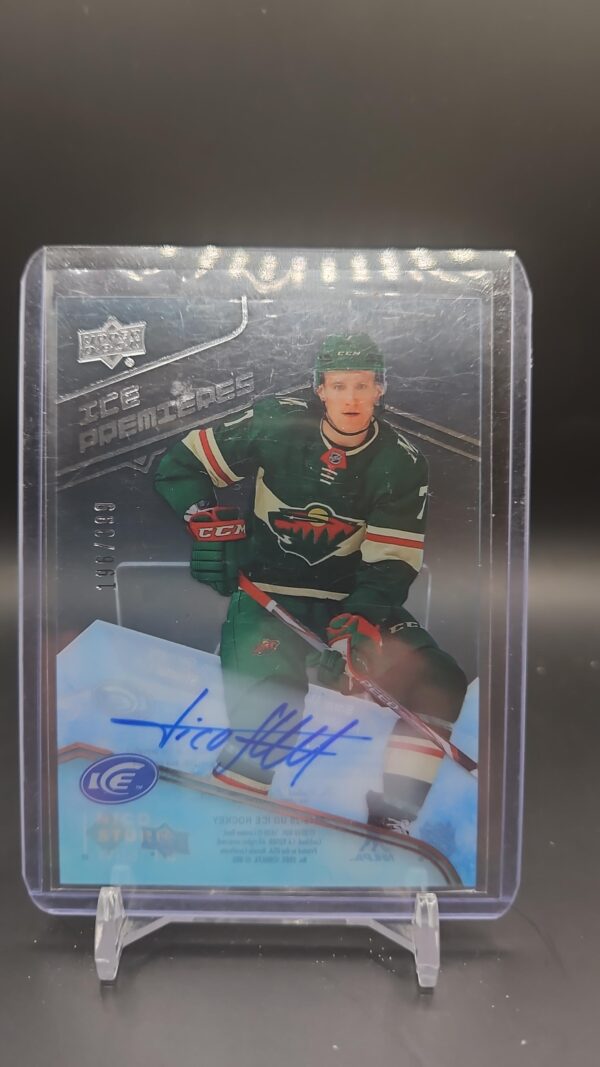 2019-20 Upper Deck Ice Premieres /399 Nico Sturm #IPA-ST Rookie Auto RC