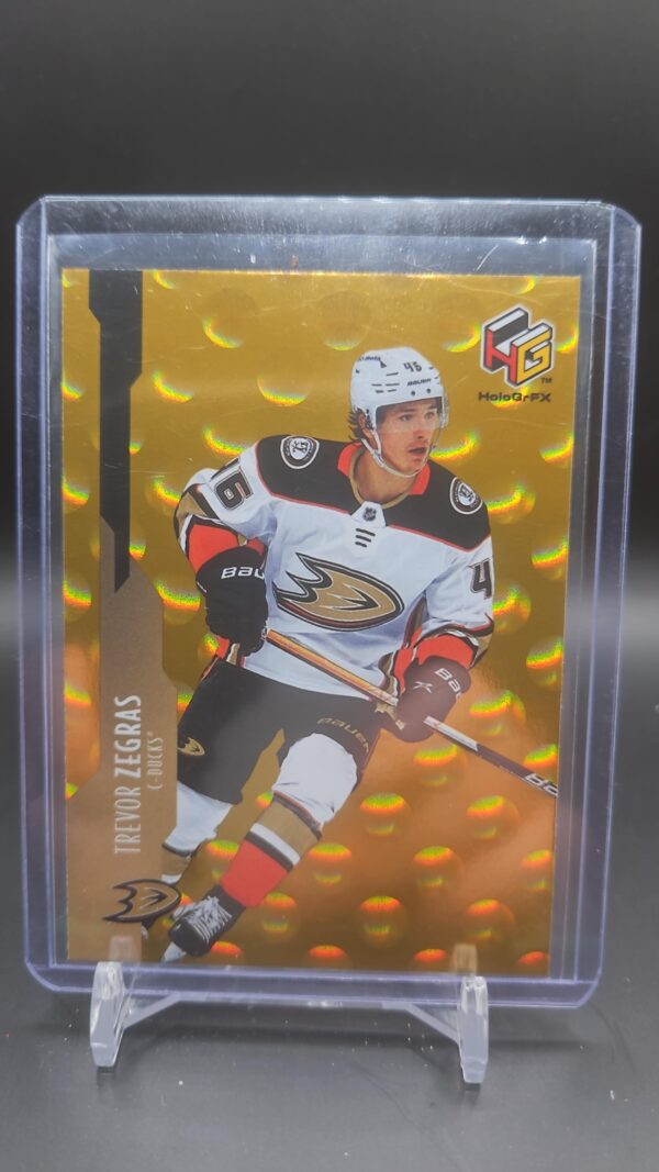 2021-22 UPPER DECK HoloGrFX GOLD ROOKIE HG-6 TREVOR ZEGRAS RC