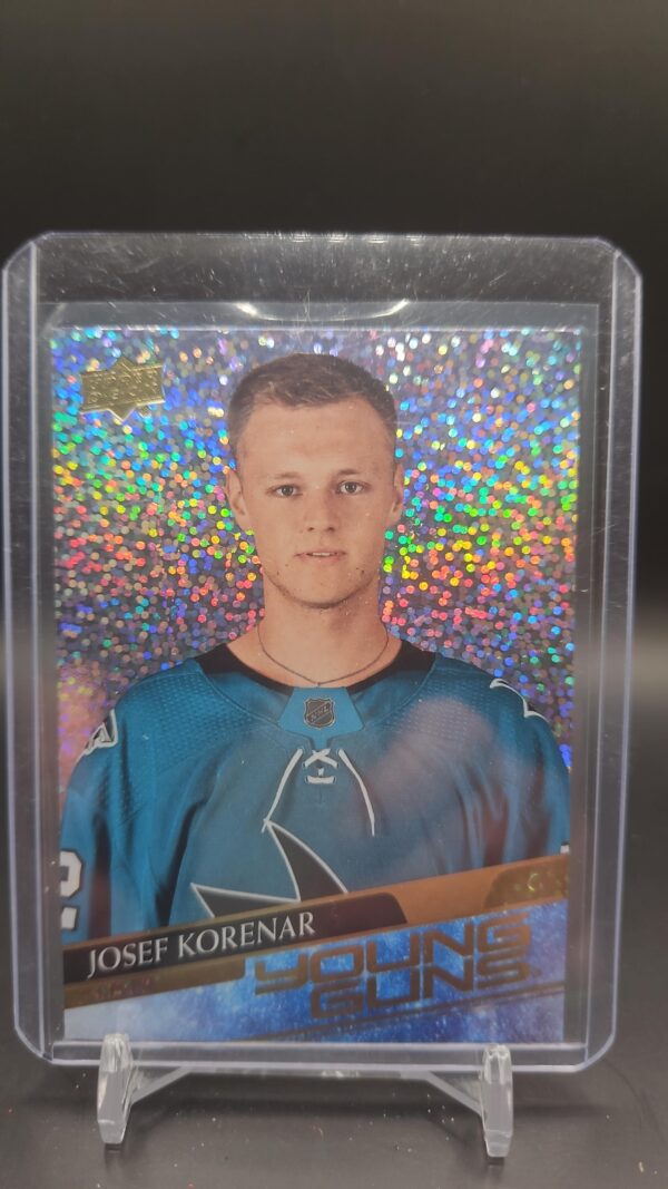 2020-21 Extended Series Young Guns Speckled Rainbow Foil Josef Korenar Rookie RC