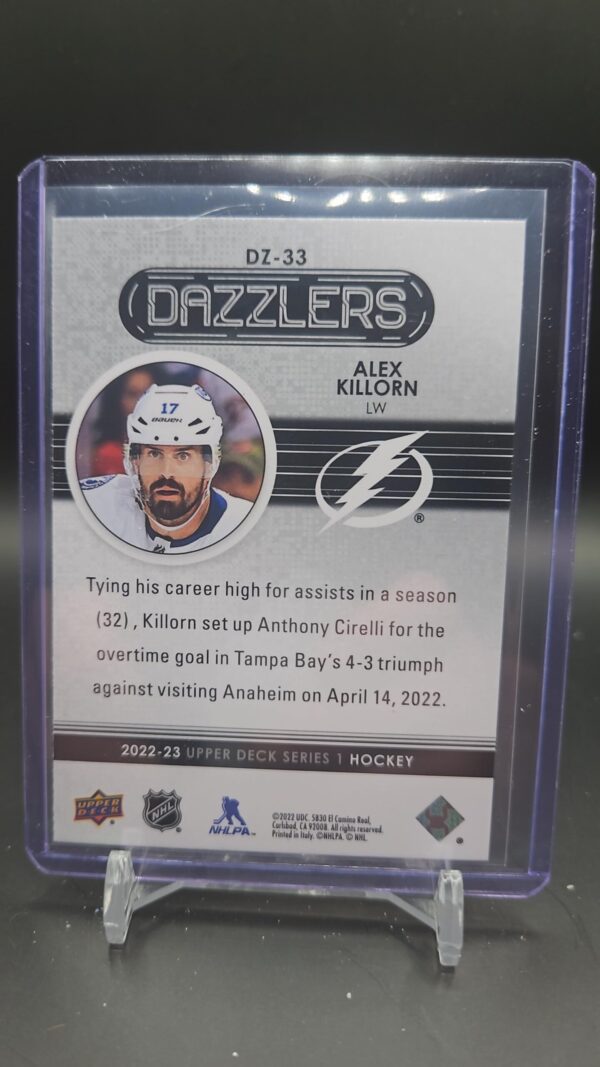 2022-23 Upper Deck Dazzlers Pink Alex Killorn #DZ-33 - Image 2