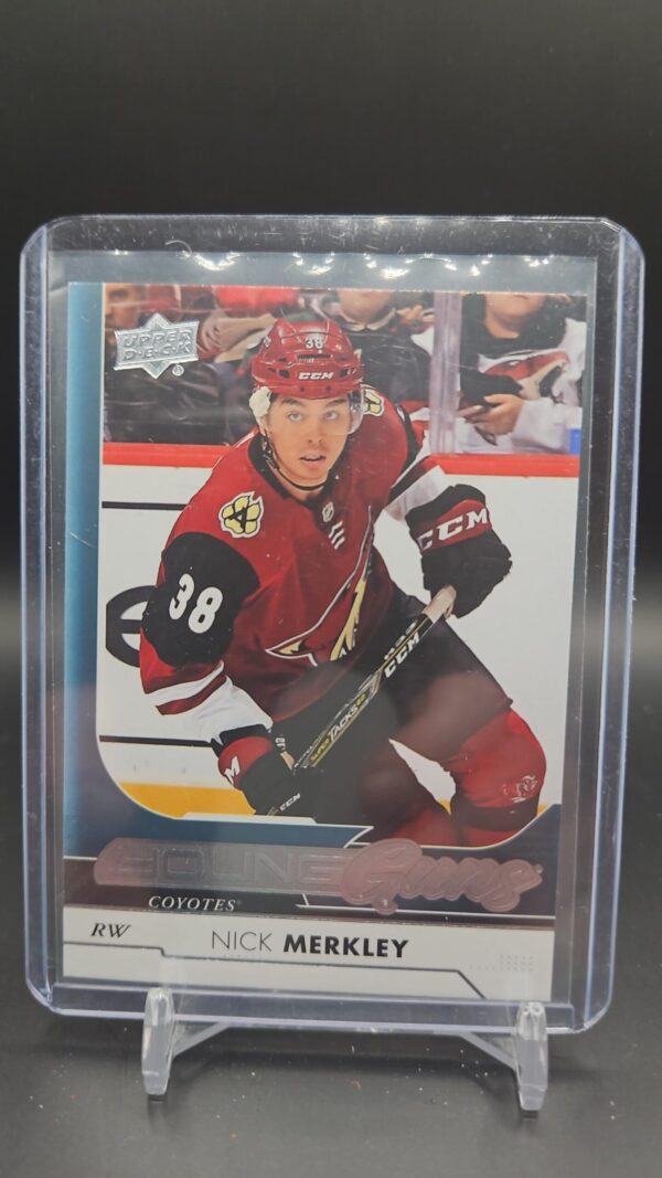 2017-18 Upper Deck Young Guns Nick Merkley Arizona Coyotes #499