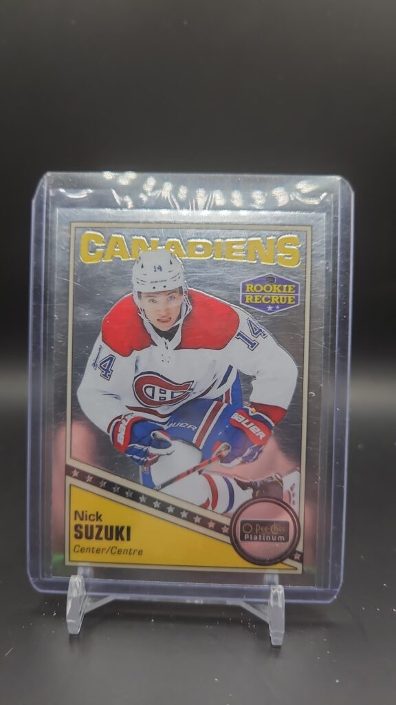 2019-20 Platinum Retro Rookie Nick Suzuki #R-90 Canadiens card