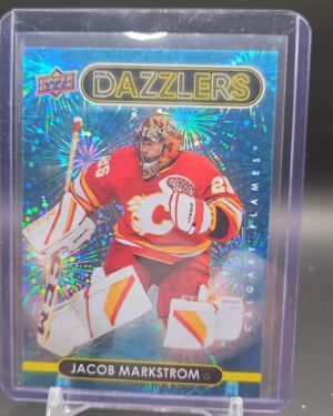 2021-22 Upper Deck Series 2 Dazzlers Blue Jacob Markstrom Calgary Flames #DZ-57