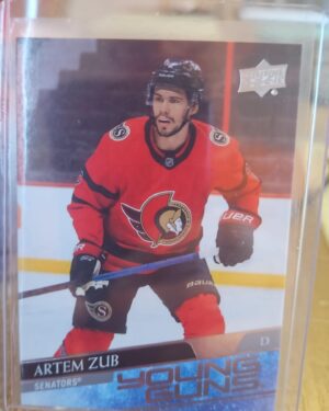 2020-21 Upper Deck Young Guns Extended Series Artem Zub Rookie Ottawa Senators #710