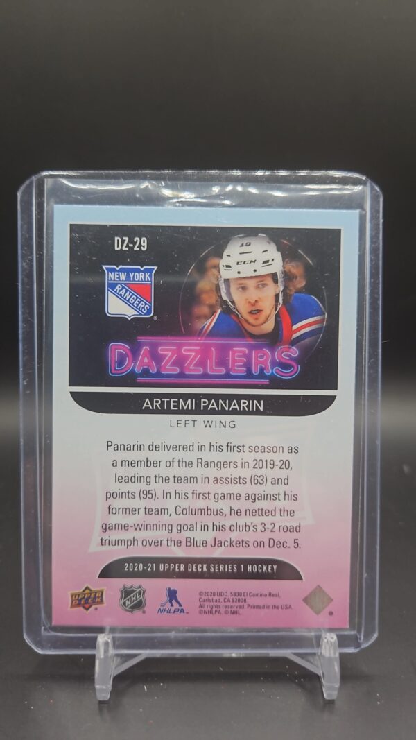 2020-21 Upper Deck Dazzlers Pink Artemi Panarin #DZ-29 - Image 2