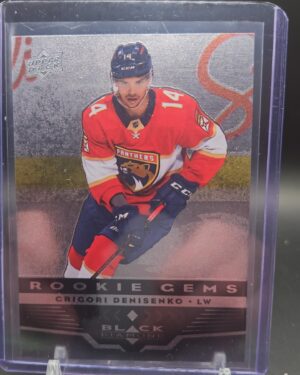 2021-22 Upper Deck Ext. Black Diamond Rookie Gems Grigori Denisenko #BD-8