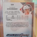 2017-18 Upper Deck Series 1 Evgeny Svechnikov Young Guns #224 Detroit Red Wings - Image 2