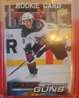 2022-23 Upper Deck Series 2 Young Guns Dylan Guenther Rookie Card #497 Arizona Coyotes hockey card