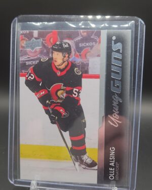 2021-22 Upper Deck Series 1 Olle Alsing Young Guns #203 Rookie Card