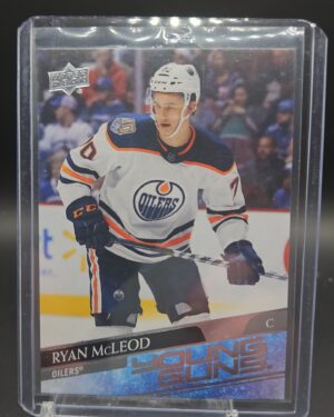 2020-21 Upper Deck Series 2 Young Guns Ryan McLeod Rookie Card #231 Edmonton Oilers