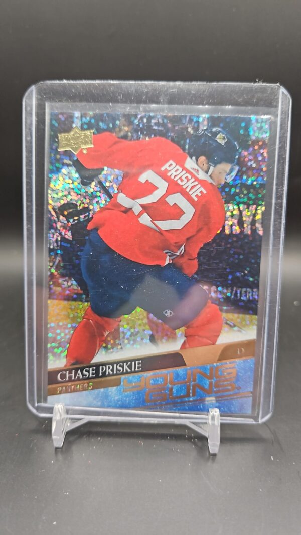 2020-21 Upper Deck Young Guns Speckled Rainbow Chase Priskie #473 Rookie RC